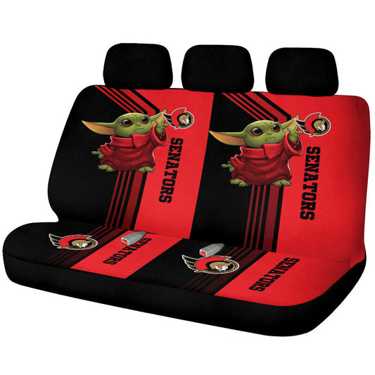 Ottawa Senators Car Back Seat Covers Custom Car Accessories - Gearcarcover - 1