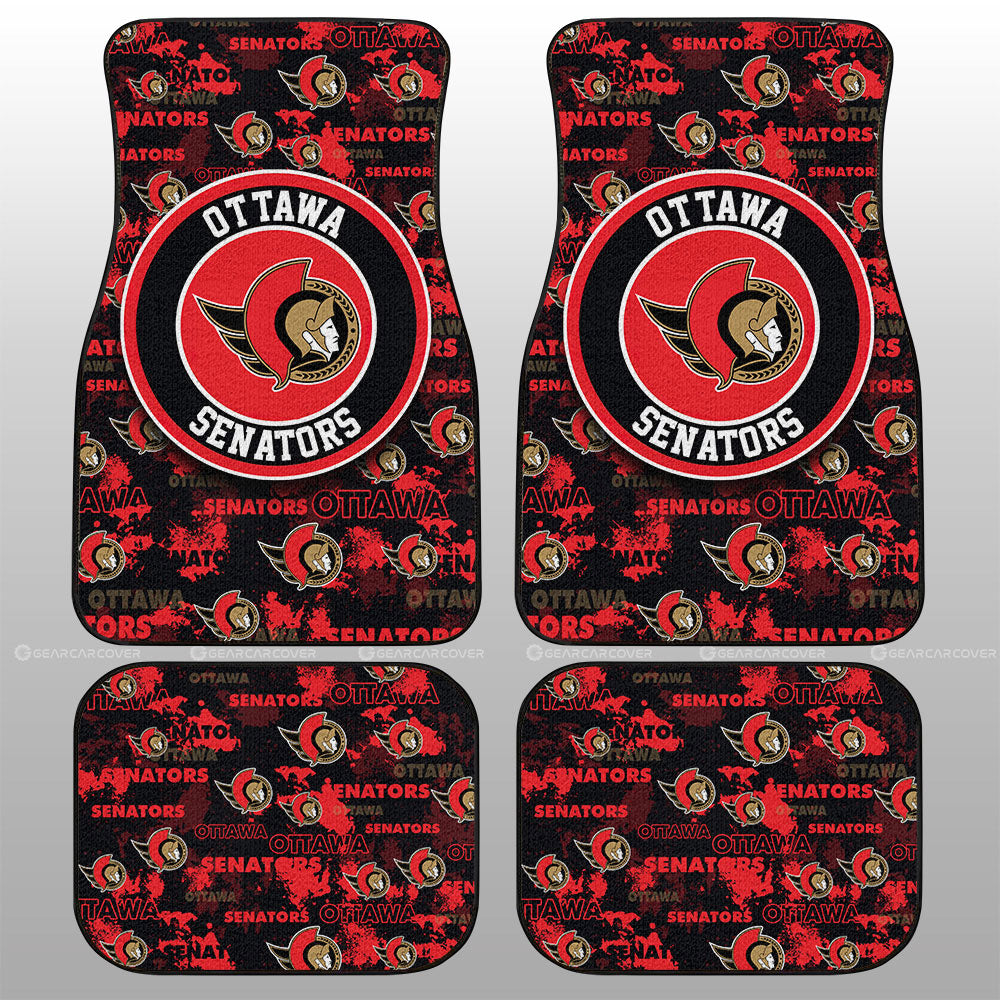 Ottawa Senators Car Floor Mats Custom Car Accessories - Gearcarcover - 1