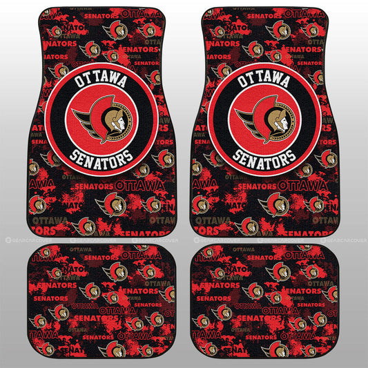 Ottawa Senators Car Floor Mats Custom Car Accessories - Gearcarcover - 1