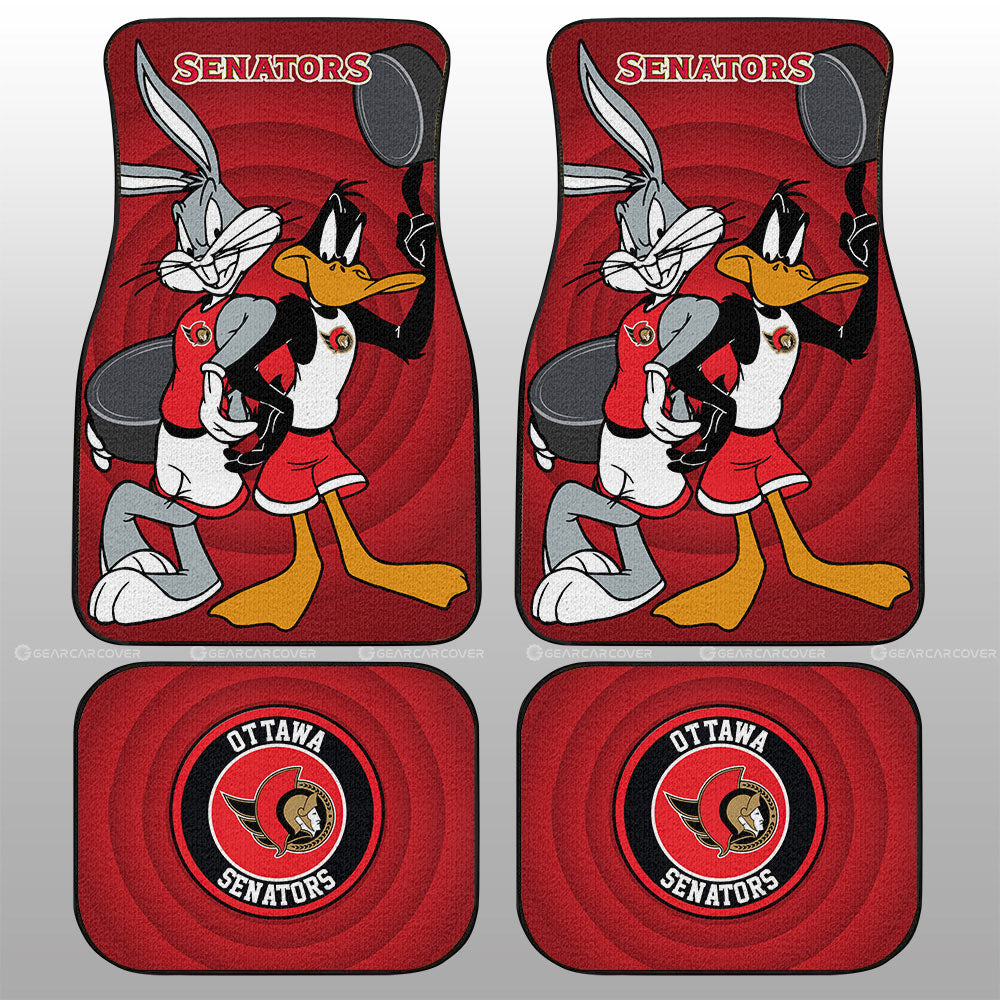 Ottawa Senators Car Floor Mats Custom Car Accessories - Gearcarcover - 1