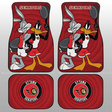 Ottawa Senators Car Floor Mats Custom Car Accessories - Gearcarcover - 1