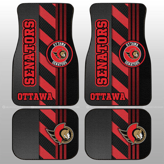 Ottawa Senators Car Floor Mats Custom Car Accessories - Gearcarcover - 1