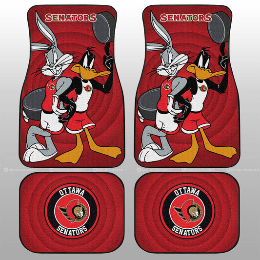 Ottawa Senators Car Floor Mats Custom Car Accessories - Gearcarcover - 1