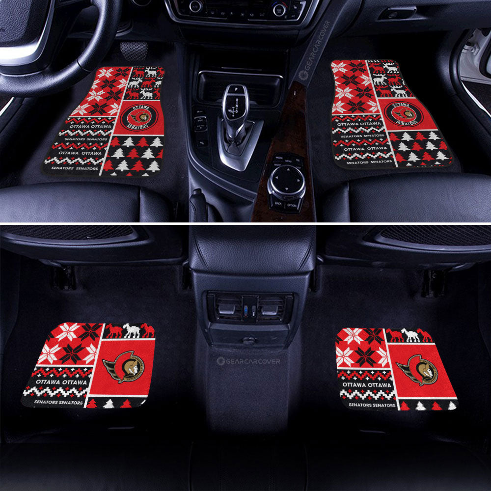 Ottawa Senators Car Floor Mats Custom Ugly Style Car Accessories - Gearcarcover - 2