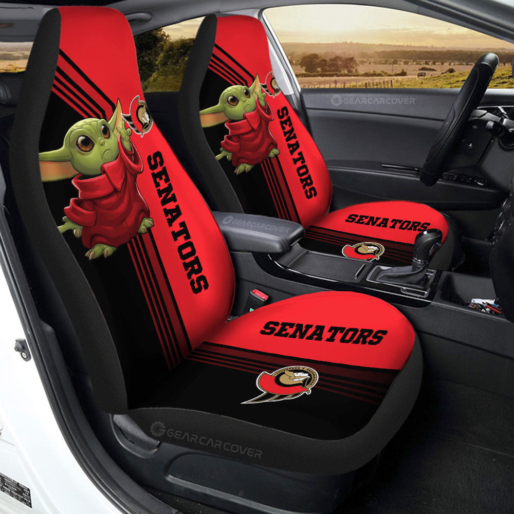 Ottawa Senators Car Seat Covers Baby Yoda Car Accessories - Gearcarcover - 2