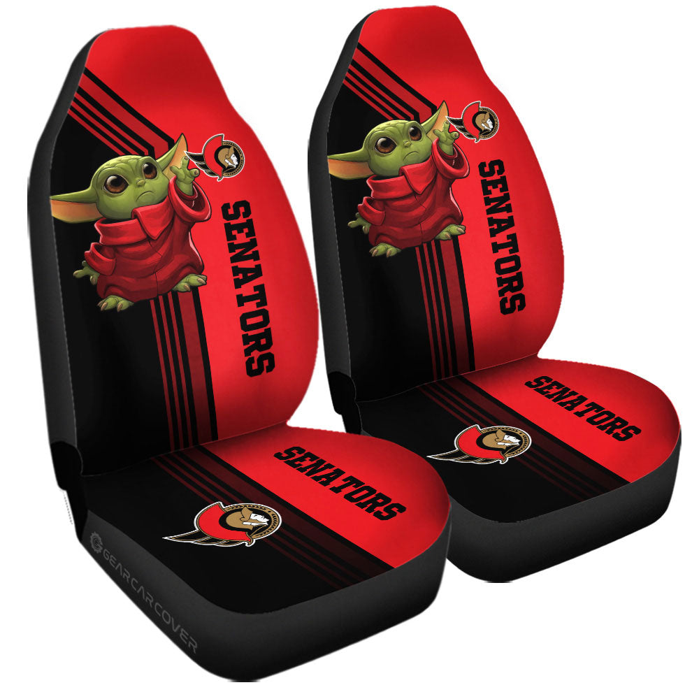 Ottawa Senators Car Seat Covers Baby Yoda Car Accessories - Gearcarcover - 3