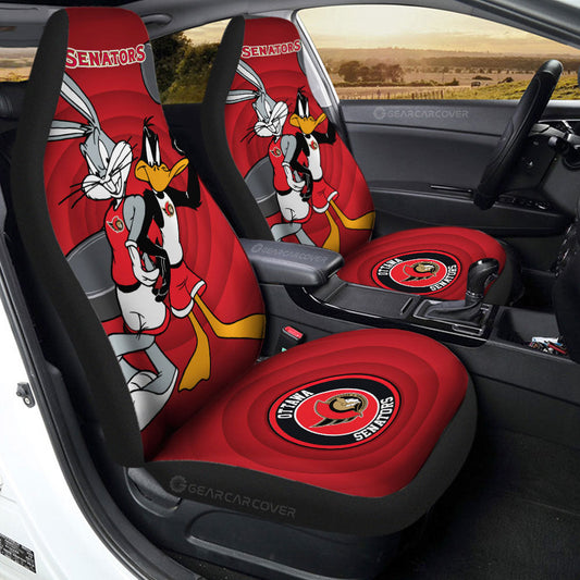 Ottawa Senators Car Seat Covers Custom Car Accessories - Gearcarcover - 2