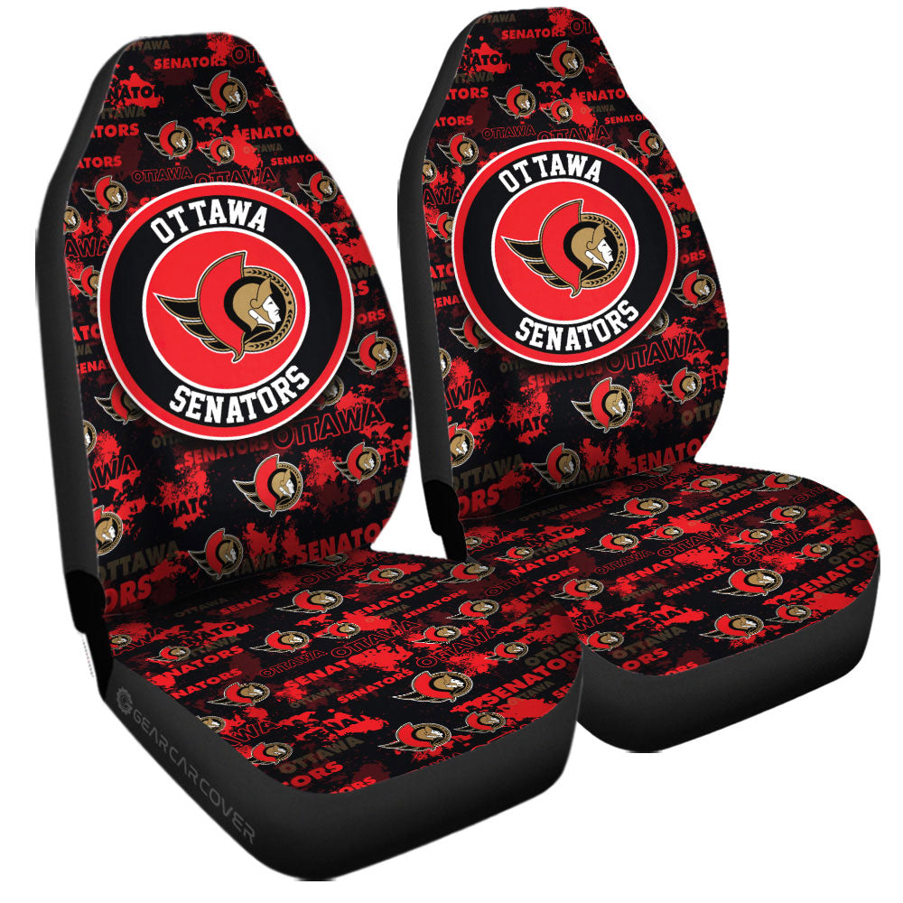 Ottawa Senators Car Seat Covers Custom Car Accessories - Gearcarcover - 3