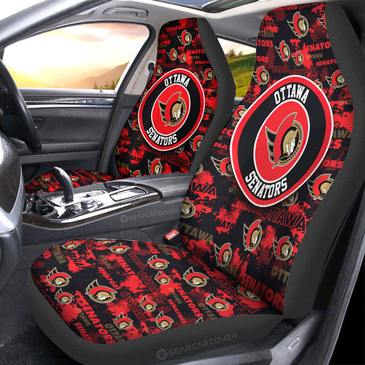 Ottawa Senators Car Seat Covers Custom Car Accessories - Gearcarcover - 1
