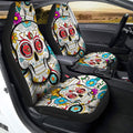 Ottawa Senators Car Seat Covers Custom Sugar Skull Car Accessories - Gearcarcover - 2