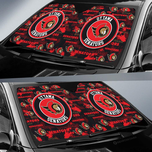 Ottawa Senators Car Sunshade Custom Car Accessories - Gearcarcover - 2