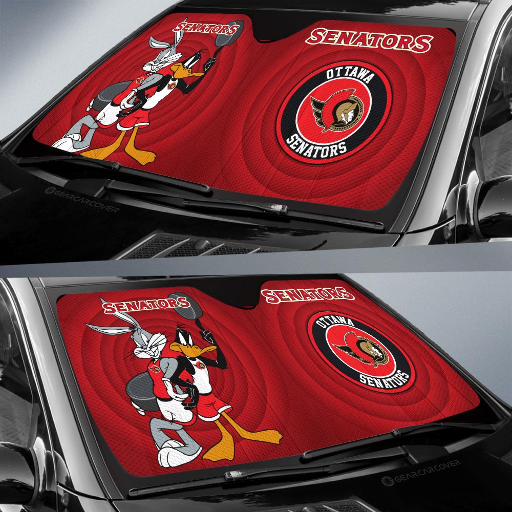 Ottawa Senators Car Sunshade Custom Car Accessories - Gearcarcover - 2