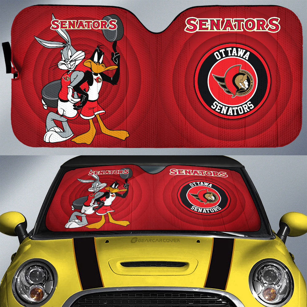 Ottawa Senators Car Sunshade Custom Car Accessories - Gearcarcover - 1