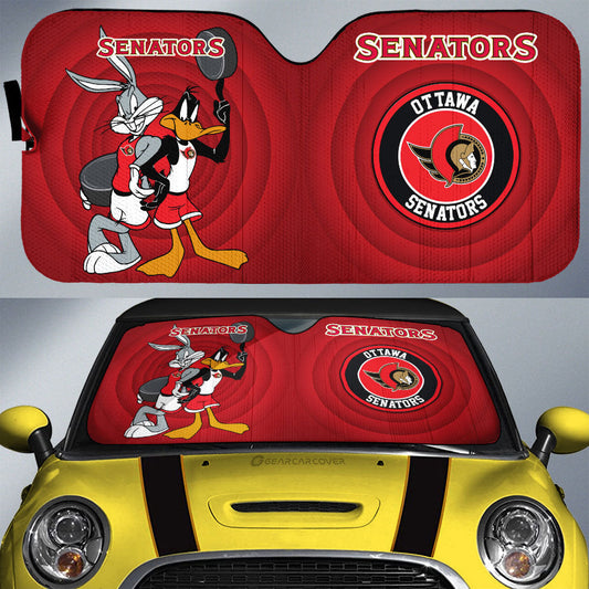 Ottawa Senators Car Sunshade Custom Car Accessories - Gearcarcover - 1