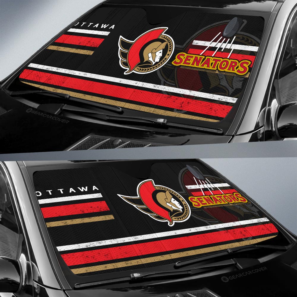 Ottawa Senators Car Sunshade Custom Car Accessories - Gearcarcover - 2