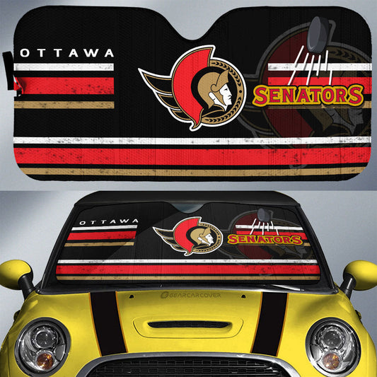 Ottawa Senators Car Sunshade Custom Car Accessories - Gearcarcover - 1