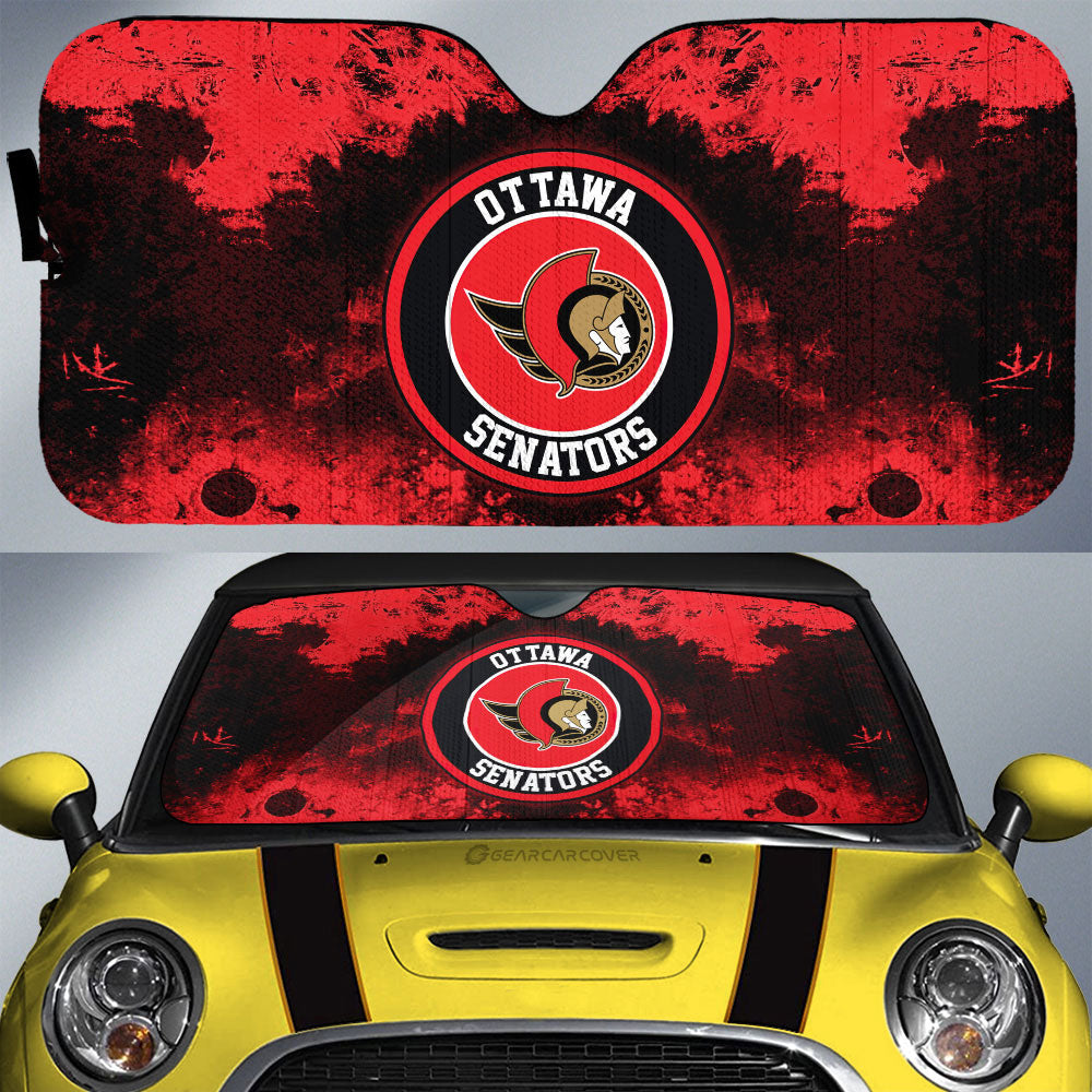 Ottawa Senators Car Sunshade Custom Car Accessories - Gearcarcover - 1