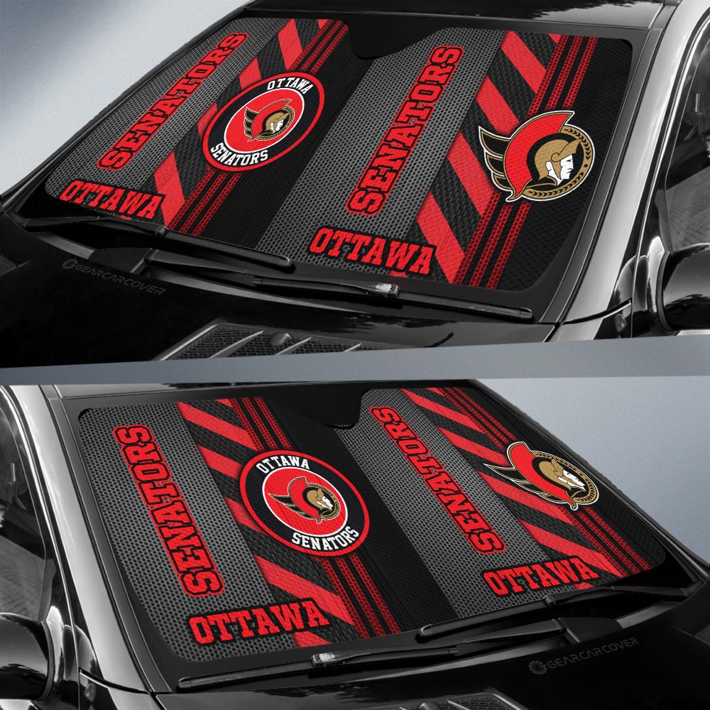 Ottawa Senators Car Sunshade Custom Car Accessories - Gearcarcover - 2