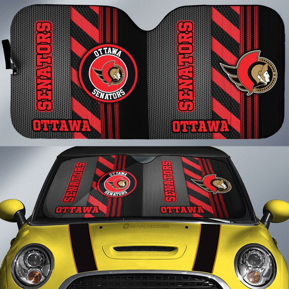 Ottawa Senators Car Sunshade Custom Car Accessories - Gearcarcover - 1