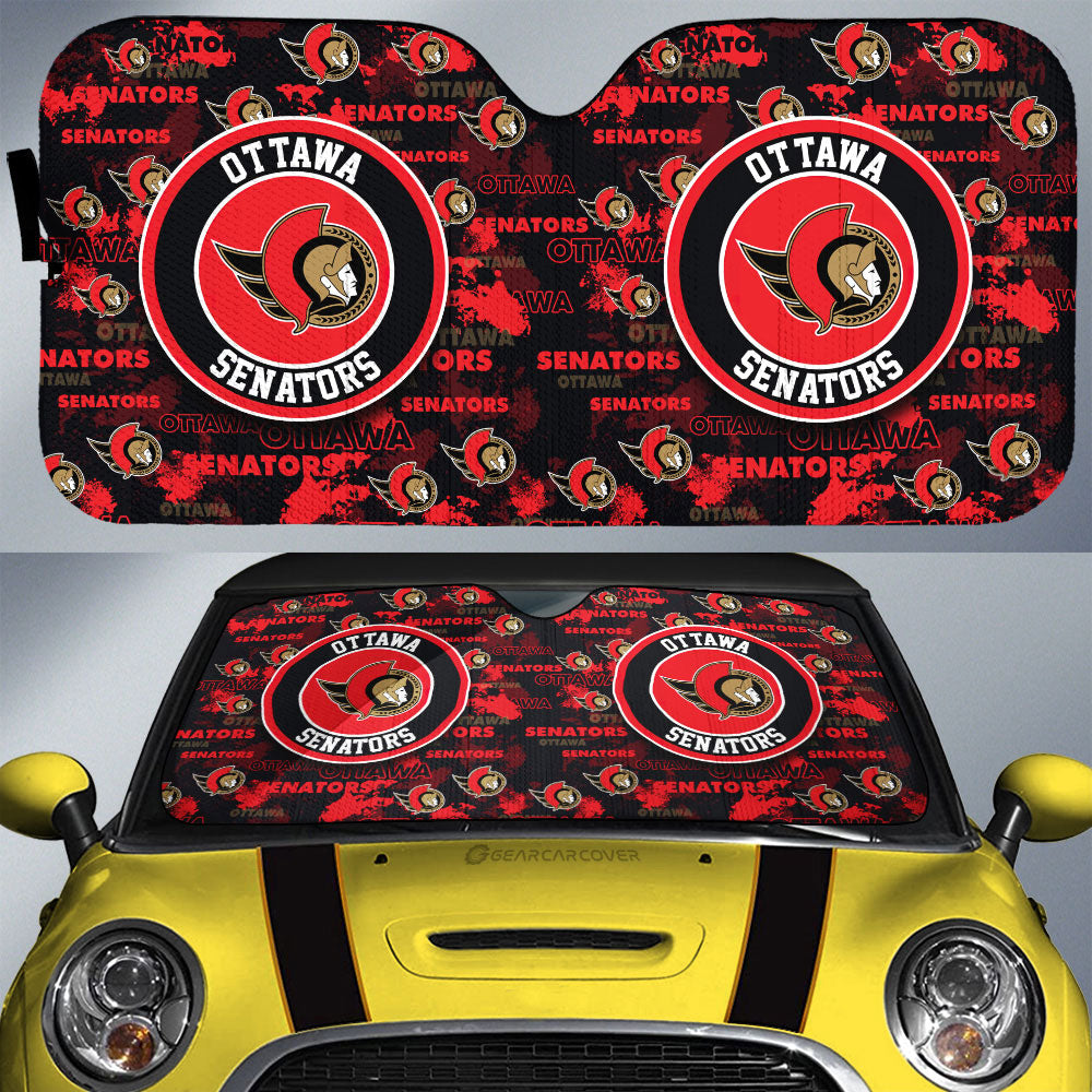 Ottawa Senators Car Sunshade Custom Car Accessories - Gearcarcover - 1