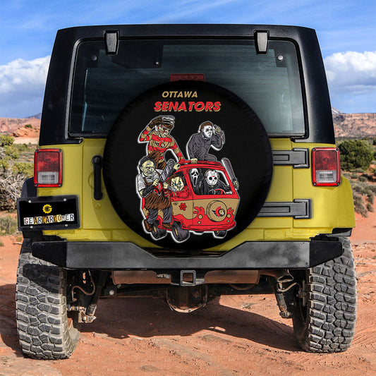 Ottawa Senators Spare Tire Covers Horror Characters Car Accessories - Gearcarcover - 2