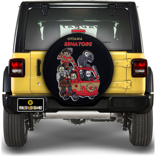 Ottawa Senators Spare Tire Covers Horror Characters Car Accessories - Gearcarcover - 1