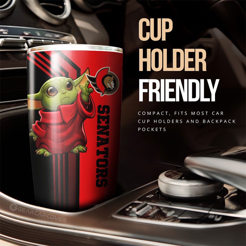 Ottawa Senators Tumbler Cup Custom Car Accessories - Gearcarcover - 3