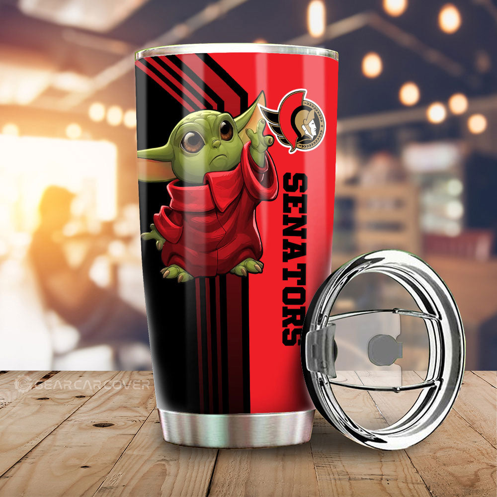 Ottawa Senators Tumbler Cup Custom Car Accessories - Gearcarcover - 1
