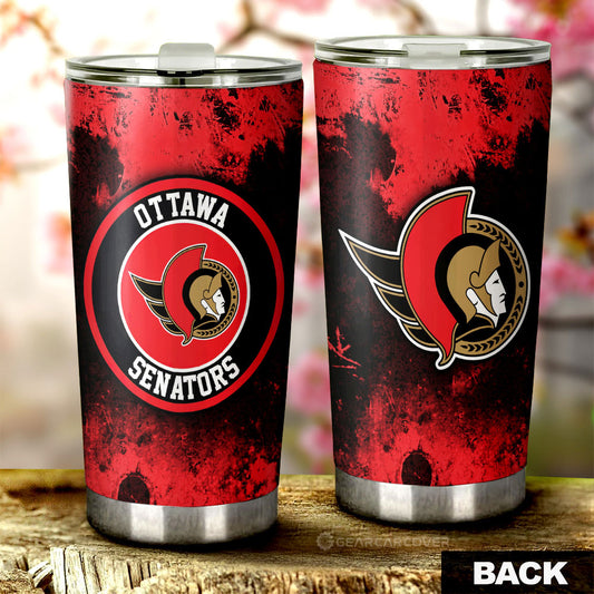 Ottawa Senators Tumbler Cup Custom Car Accessories - Gearcarcover - 1