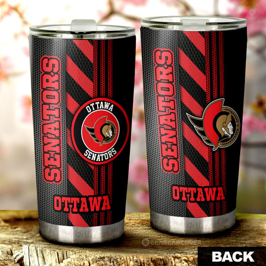 Ottawa Senators Tumbler Cup Custom Car Accessories - Gearcarcover - 1