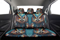 Owl Colorful Car Back Seat Cover Custom Car Accessories - Gearcarcover - 2