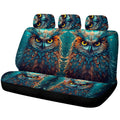 Owl Colorful Car Back Seat Cover Custom Car Accessories - Gearcarcover - 1