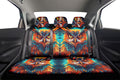 Owl Colorful Car Back Seat Cover Custom Car Accessories - Gearcarcover - 2