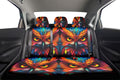 Owl Colorful Car Back Seat Cover Custom Car Accessories - Gearcarcover - 2