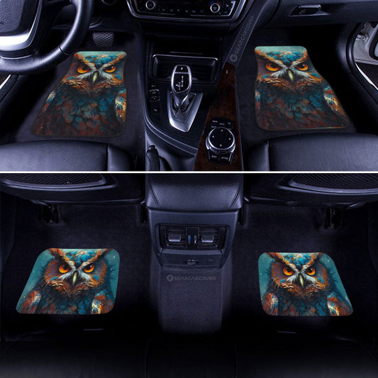 Owl Colorful Car Floor Mats Custom Car Accessories - Gearcarcover - 2