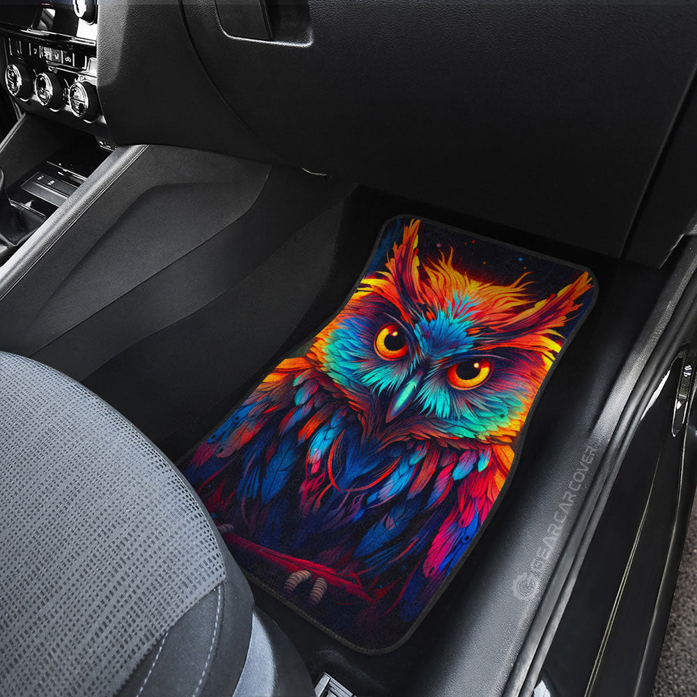 Owl Colorful Car Floor Mats Custom Car Accessories - Gearcarcover - 3