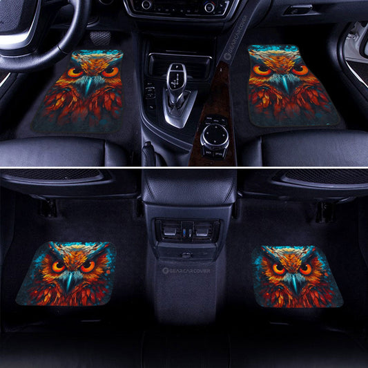 Owl Colorful Car Floor Mats Custom Car Accessories - Gearcarcover - 2