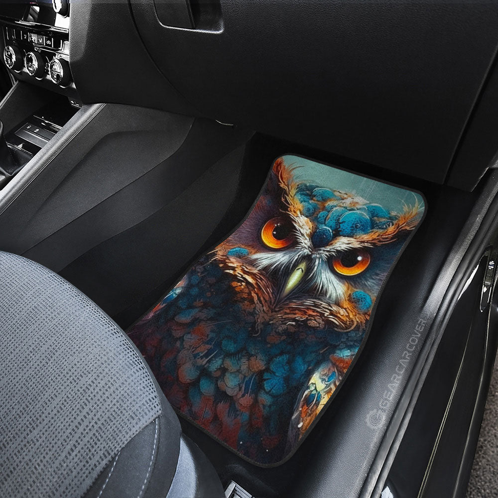 Owl Colorful Car Floor Mats Custom Car Accessories - Gearcarcover - 3