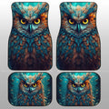 Owl Colorful Car Floor Mats Custom Car Accessories - Gearcarcover - 1