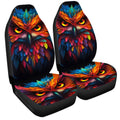 Owl Colorful Car Seat Covers Custom Car Accessories - Gearcarcover - 3