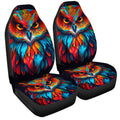 Owl Colorful Car Seat Covers Custom Car Accessories - Gearcarcover - 3