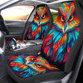 Owl Colorful Car Seat Covers Custom Car Accessories - Gearcarcover - 1