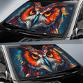 Owl Colorful Car Sunshade Custom Car Accessories - Gearcarcover - 2