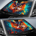 Owl Colorful Car Sunshade Custom Car Accessories - Gearcarcover - 2