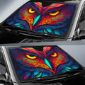 Owl Colorful Car Sunshade Custom Car Accessories - Gearcarcover - 2