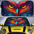 Owl Colorful Car Sunshade Custom Car Accessories - Gearcarcover - 1