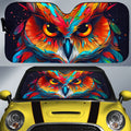 Owl Colorful Car Sunshade Custom Car Accessories - Gearcarcover - 1