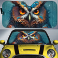 Owl Colorful Car Sunshade Custom Car Accessories - Gearcarcover - 1
