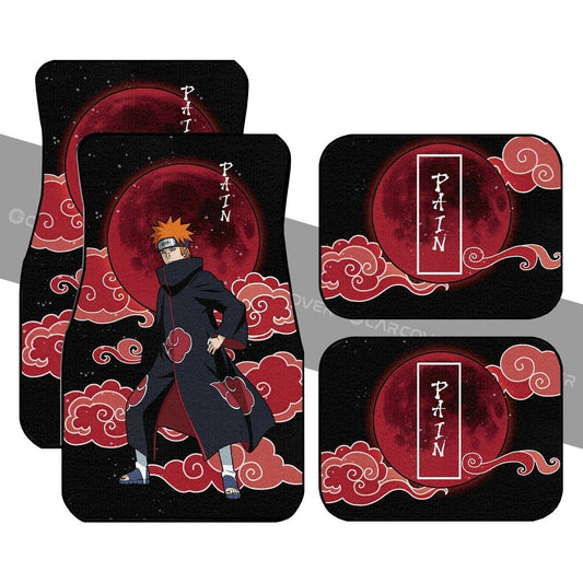 Pain Akatsuki Car Floor Mats Custom Anime Custom Car Accessories - Gearcarcover - 1