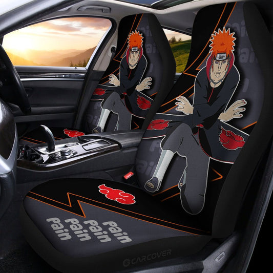 Pain Akatsuki Car Seat Covers Custom Anime Car Accessories For Fan - Gearcarcover - 2